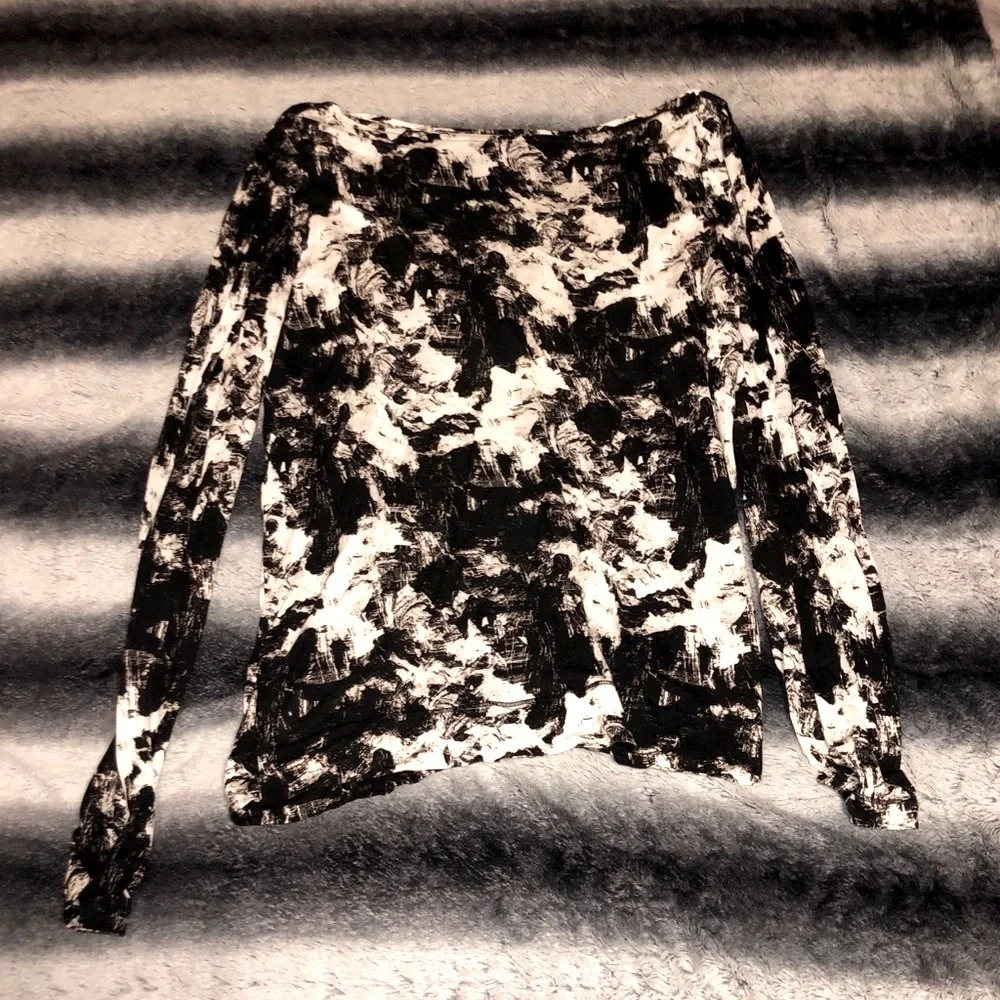 Simply Vera Vera Wang Long Sleeve Top (L) - Picture 3 of 8